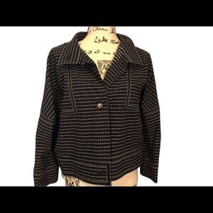 Per Se Black And White Jacket